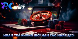 Hoàn trả không giới hạn cao nhất 1,2% tại PKBET là gì?