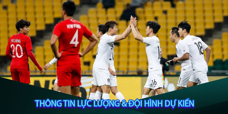 Thông tin lực lượng & đội hình dự kiến